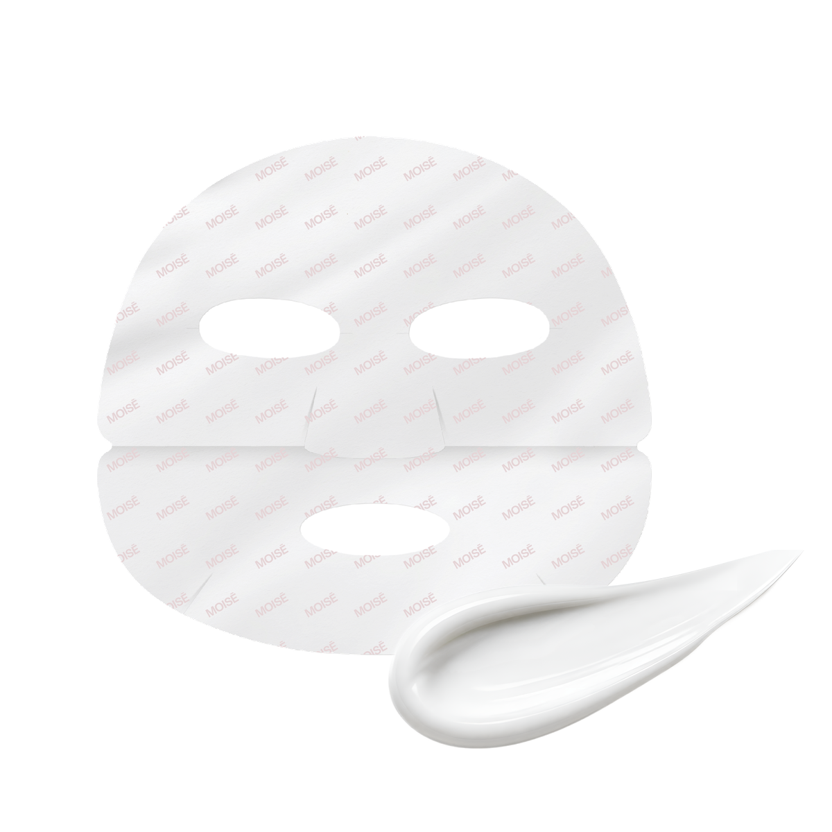 MOISĒ AI Lift & Refine Cream Wrapping Mask with cream texture