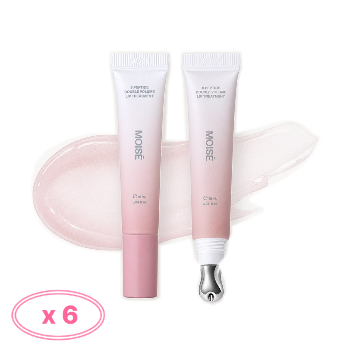 MOISĒ Lip Treatment, 6 pack